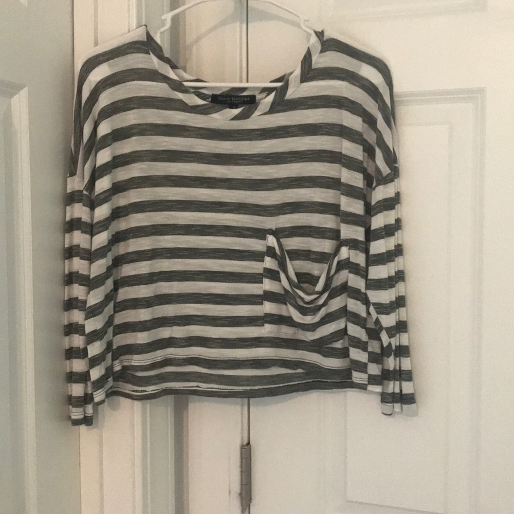 Long sleeve/crop top